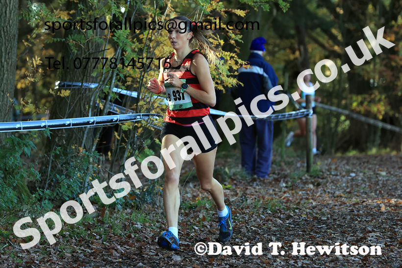 Senior Womens 2025 National Cross Country Relays, Berry Hill Park, Mansfield. Photo: David T. Hewitson/Sports for All Pics